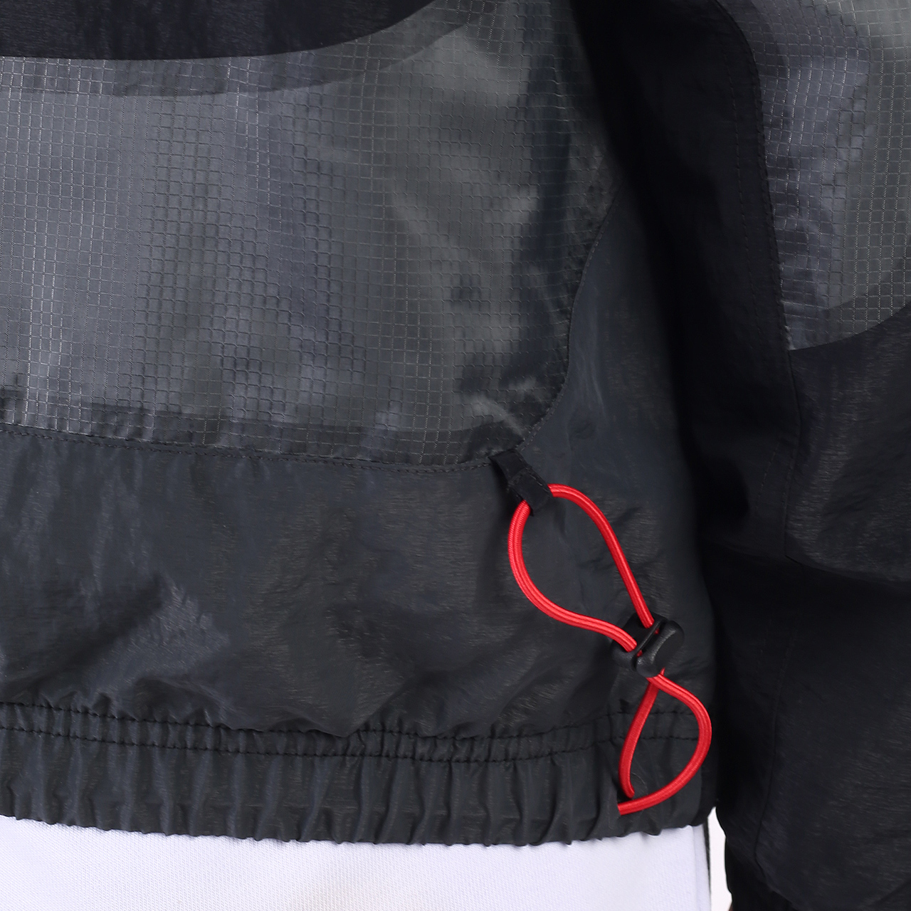 мужская серая куртка Jordan x Off-white Woven Jacket CV0550-010 - цена, описание, фото 8